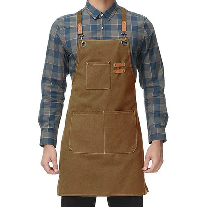 Canvas Kitchen Apron - Stylish and Durable Cooking Aprons for Every Culinary Adventure!